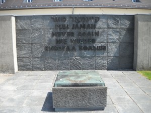 Lagarul de la Dachau - placa