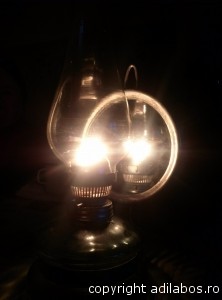 lampa din sat