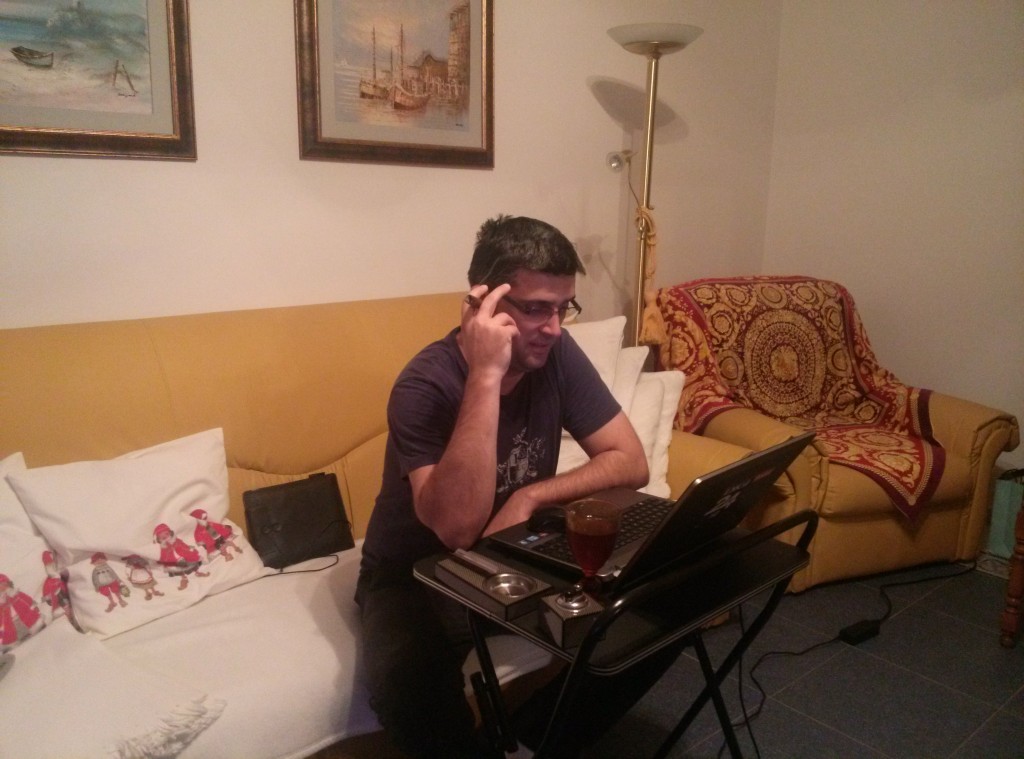 Eu cu trabucul