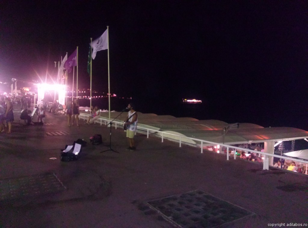 Nisa cântăreţ Promenade des Anglais